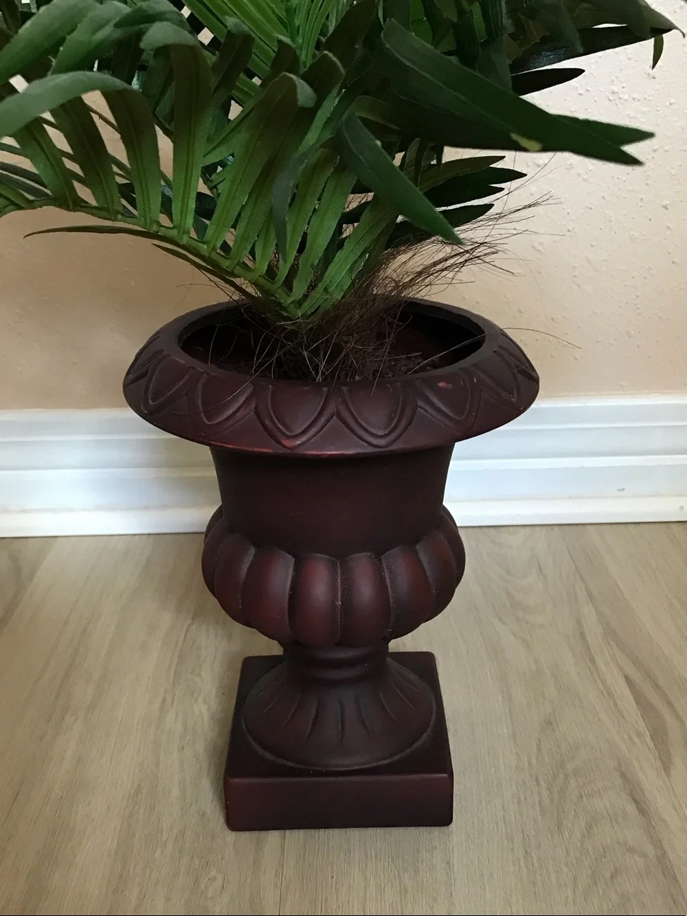 Artificial Palm Plant in Brown Decorative Urn - Home Accents